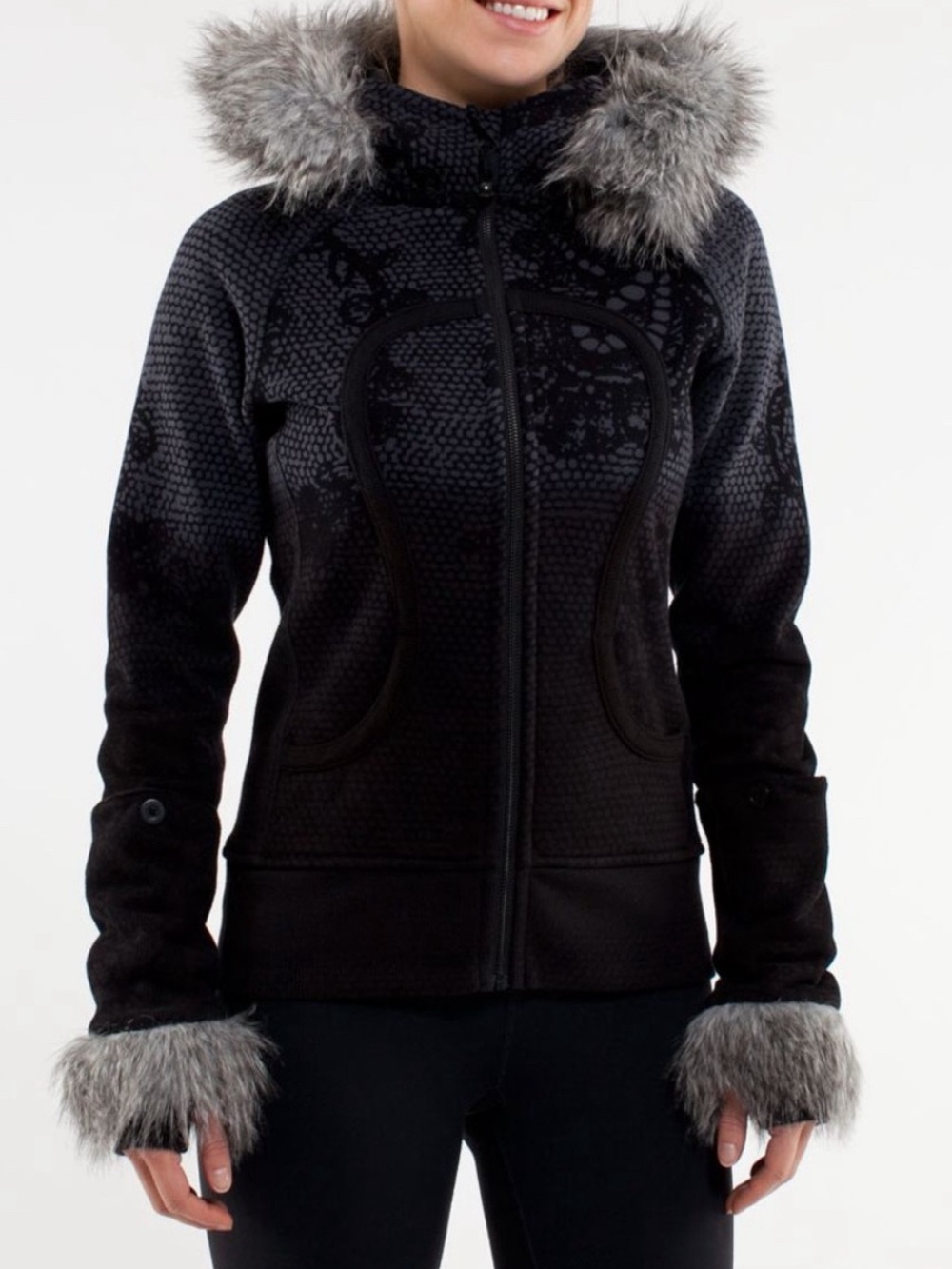 LIMITED EDITION FUR BLACK LACE SCUBA